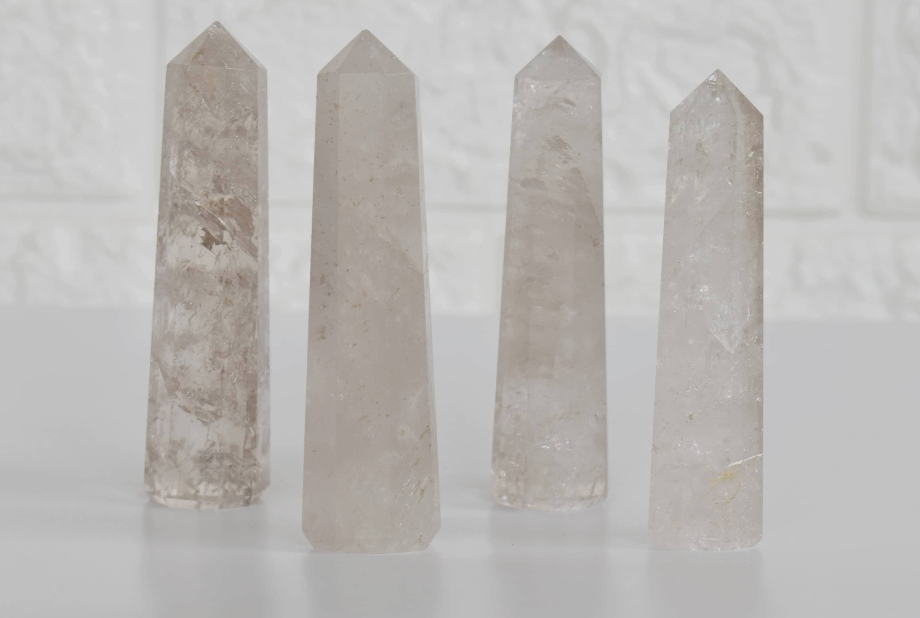 Smokey Quartz Obelisk Point Crystal Tower