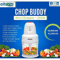 White Chop Buddy Mini Chopper 250w