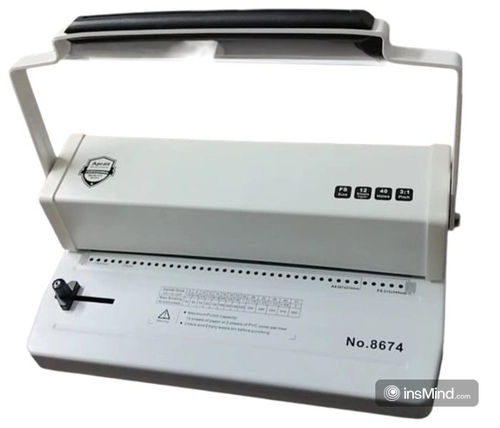 A4/Legal size Spiral Binding Machine