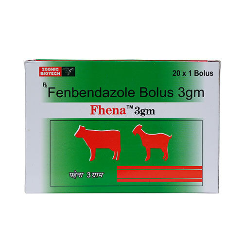 3Gm Fenbendazole Bolus Tablets Ingredients: Solution Compound