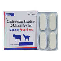 Serratiopeptidase Paracetamol And Meloxicam Bolus Vet Tablets