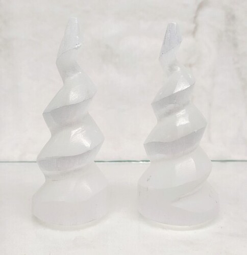 Selenite Spiral Point, Selenite Crystals Spiral Tower