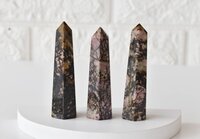 Rhodonite Obelisk  Point Crystal Tower