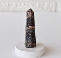 Rhodonite Obelisk  Point Crystal Tower