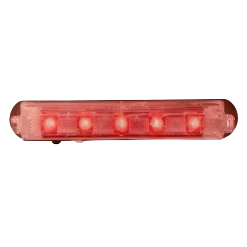 Solar Red Flag Light For Crash Barrier