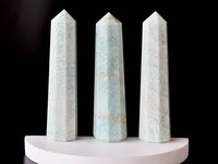 Amazonite Obelisk  Point Crystal Tower