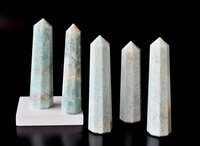 Amazonite Obelisk  Point Crystal Tower