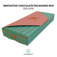 Customized Innovative Chocolate Packaging Box - Paperboard, Rectangle, White | Customized Size, Shape, Style, Eco-friendly Design, Unique Visual Appeal