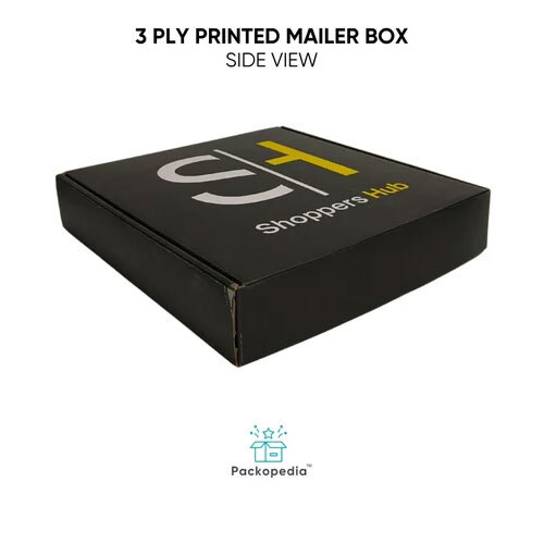3 Ply Printed Corrugated Mailer Box For Apparel - Clothing Brands
