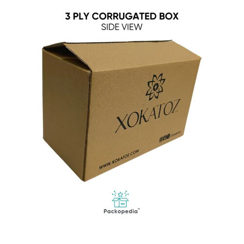 3 Ply Printed Corrugated E-Commerce Shipping Box Medium