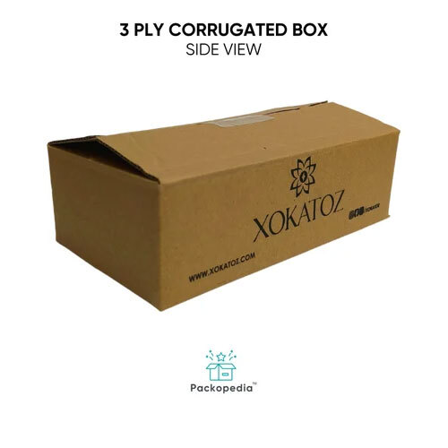 3 Ply Printed Corrugated E-Commerce Shipping Box Small