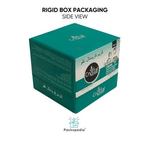 Custom Rigid Box Top Bottom Packaging for CreamCosmetic Products