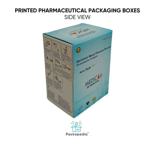 Custom Printed Pharmaceutical Packaging Boxes - 3 Ply Corrugated E-Flute - Color: Multicolour