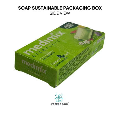 Sustainable Soap Packing Box - Multicolored Printed Cardboard Soap Box - Color: Multicolour