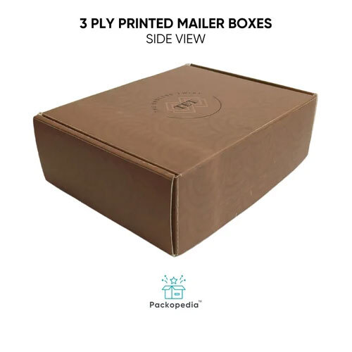 3 Ply Printed Mailer Packaging With Multi-Color Printing, 100% Sustainable And Eco-Friendly
