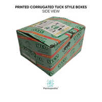 Single Wall 3 Ply Lithography Offset Corrugated Printing Box - Paper Material, Square Shape, Multicolor Finish | Spot Uv, Laminated Surface, Eco-friendly