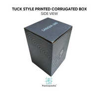 Tuck Style Printed Corrugated Packaging Cardboard Box - Corrugated Board, Rectangle Shape, Multicolour Finish | Spot Uv, Gloss Varnish, Matte Finish, Laminated Coating, Customizable Design