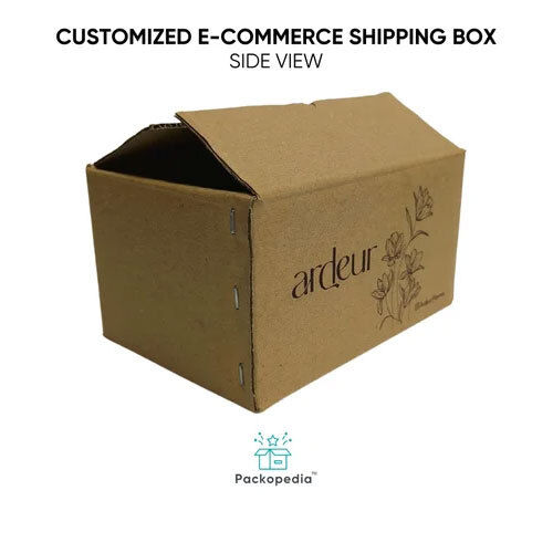 Customized 3-ply E-commerce Shipping Corrugated Cardboard Box - Color: Multicolour