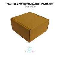 Plain Brown Corrugated Mailer Box Customizable In All Sizes