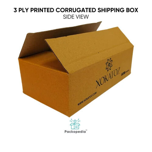 3 ply Printed Corrugated Shipping Brown Cardboard Box