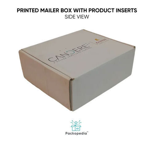 Sustainable, Customizable Printed 3 Ply Corrugated Cardboard Mailer Boxes With Product Inserts - Finishing: Matte Lamination