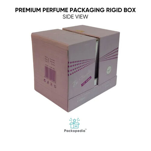 Premium Perfume Packaging Rigid Box, With Multi-Color Printing, 100% Sustainable And Eco-Friendly