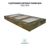 Customized Dryfruit Paper Box With Window