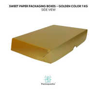 Sweet Paper Packaging Boxes - Golden Color 1 kg