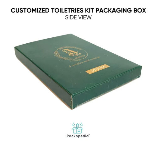 Sustainable & Customized Toiletries Kit Packaging Box Loofah