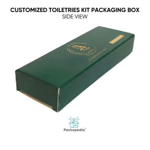 Sustainable & Customized Toiletries Kit Packaging Box Shaving Kit