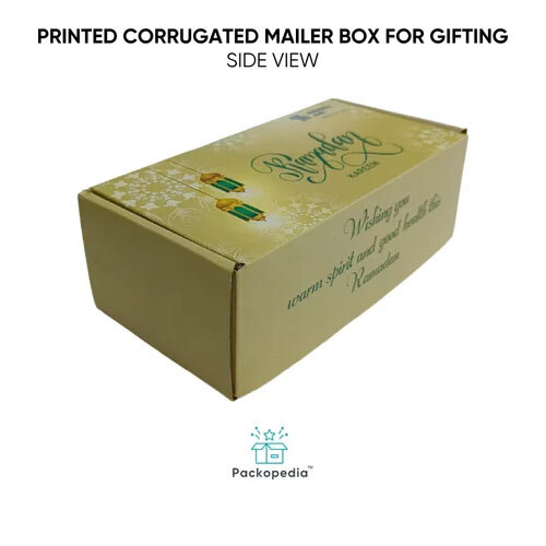 Customized Printed Corrugated Mailer Box for Corporate Gifting