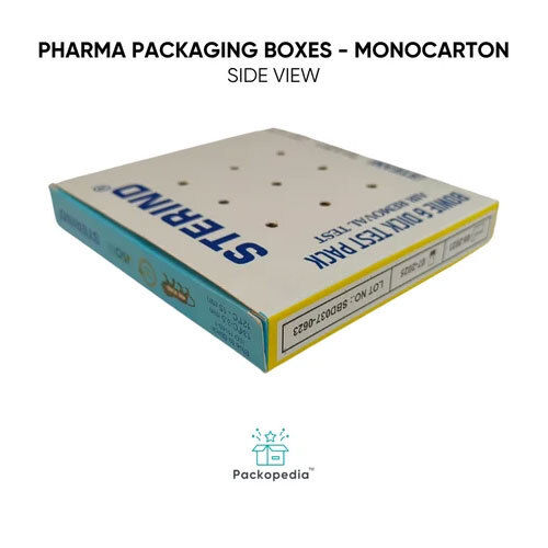 Pharma Packaging Monocartoon Folding Box - Color: Multicolour