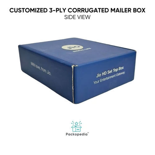 Customized 3-Ply Corrugated Printed Mailer Box For Product Packaging