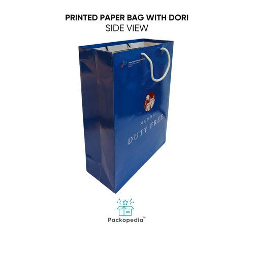 Customized Printed Paper Bag With Dori - Color: Multi Color