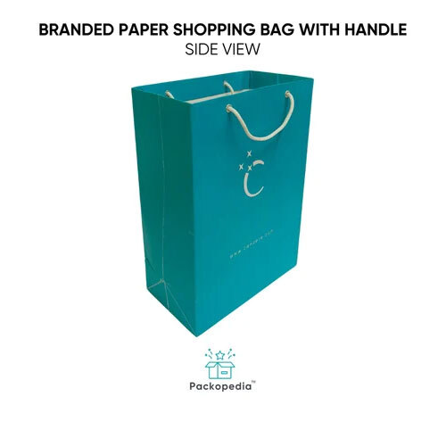 Customized Designer Paper Shopping Bag with Handle - Candere by Kalyan Jewellers