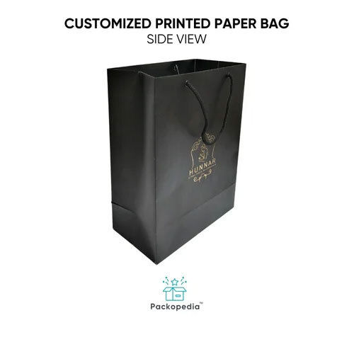 Customized Printed Paper Shopping Bag - Color: Multi Color