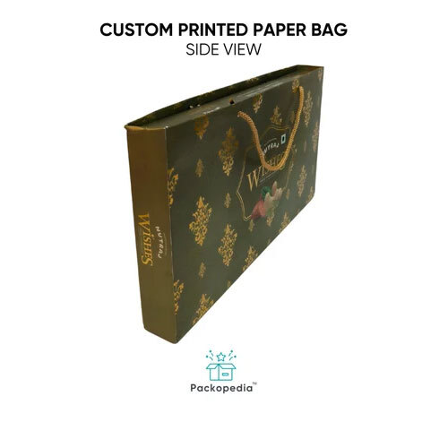 Custom Printed Paper Shopping Bag with handle
