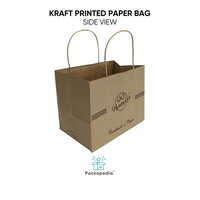 Printed Kraft Paper Bag with Handle