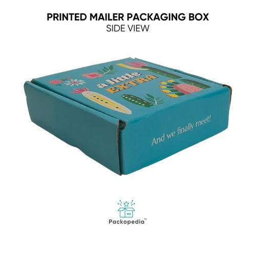 Printed Mailer Box, With Multi-Color Printing, 100% Sustainable And Eco-Friendly
