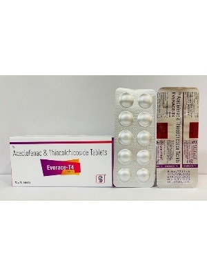 Aceclo thio 4 mg tablet