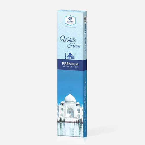 White House Incense Sticks Box