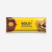 Gold Sandal Incense Sticks Pouch - Color: Brown