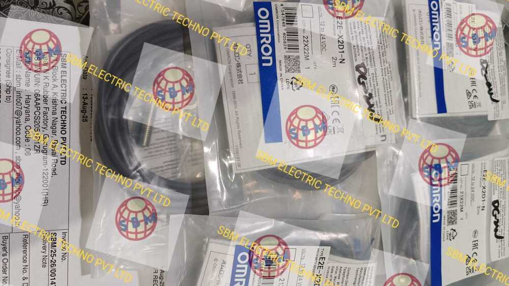 OMRON PROXIMITY SENSOR  12 TO 24VDC, E2E-X2D1-N 2M