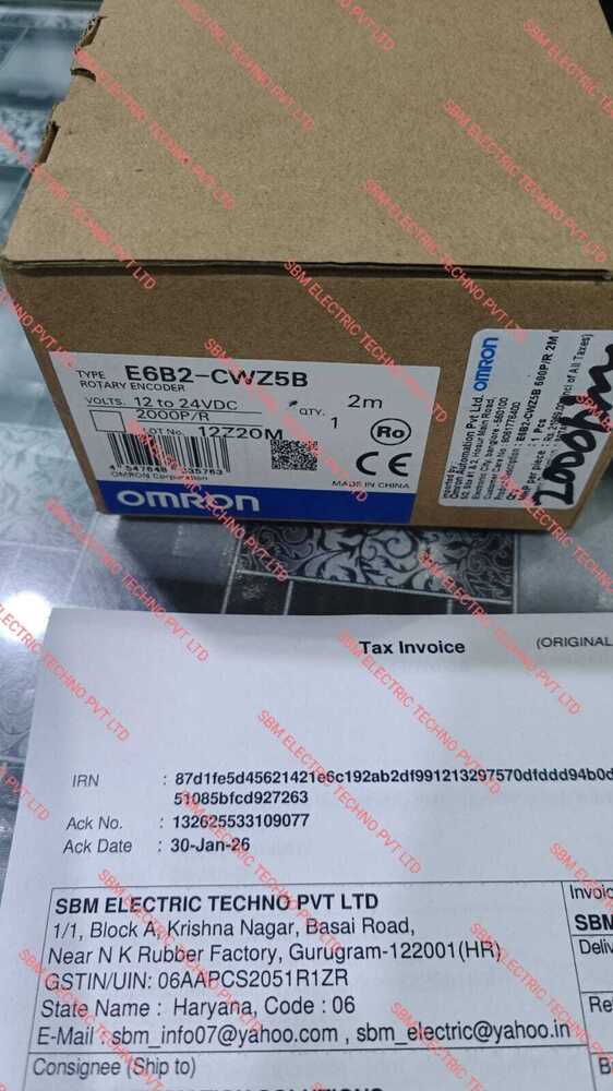 OMRON ROTARY ENCODER,  12 TO 24VDC, E6B2-CWZ5B 2000P/R