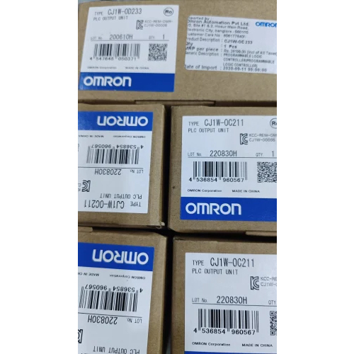 CJ1W-PA205R Omron PLC,E5CC-CX3A5M-006,E5CK-AA1-500