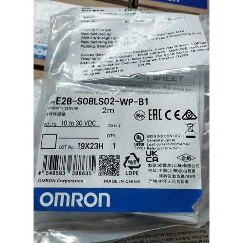 Omron Proximity Switch, E2B-S08LS02-WP-B1