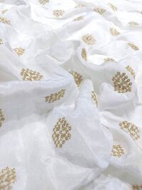Beautiful Geometrical Design Embroidered Motifs - Color: Multicolor