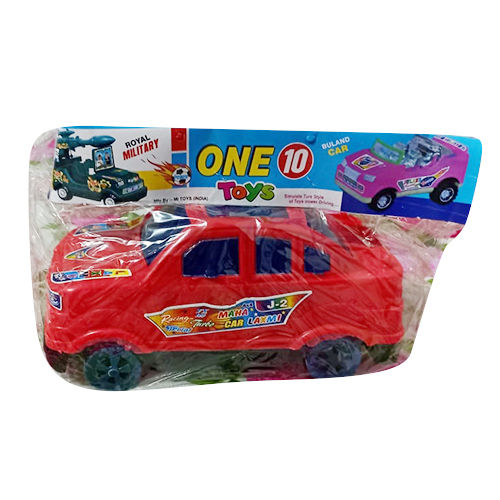 Red And Blue Plastic Toy Car