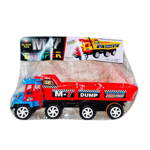 Red And Blue M-7 Plastic Dump Toy For Kids