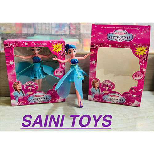 Multi Colour Flying Fairy Doll Toy For Kids